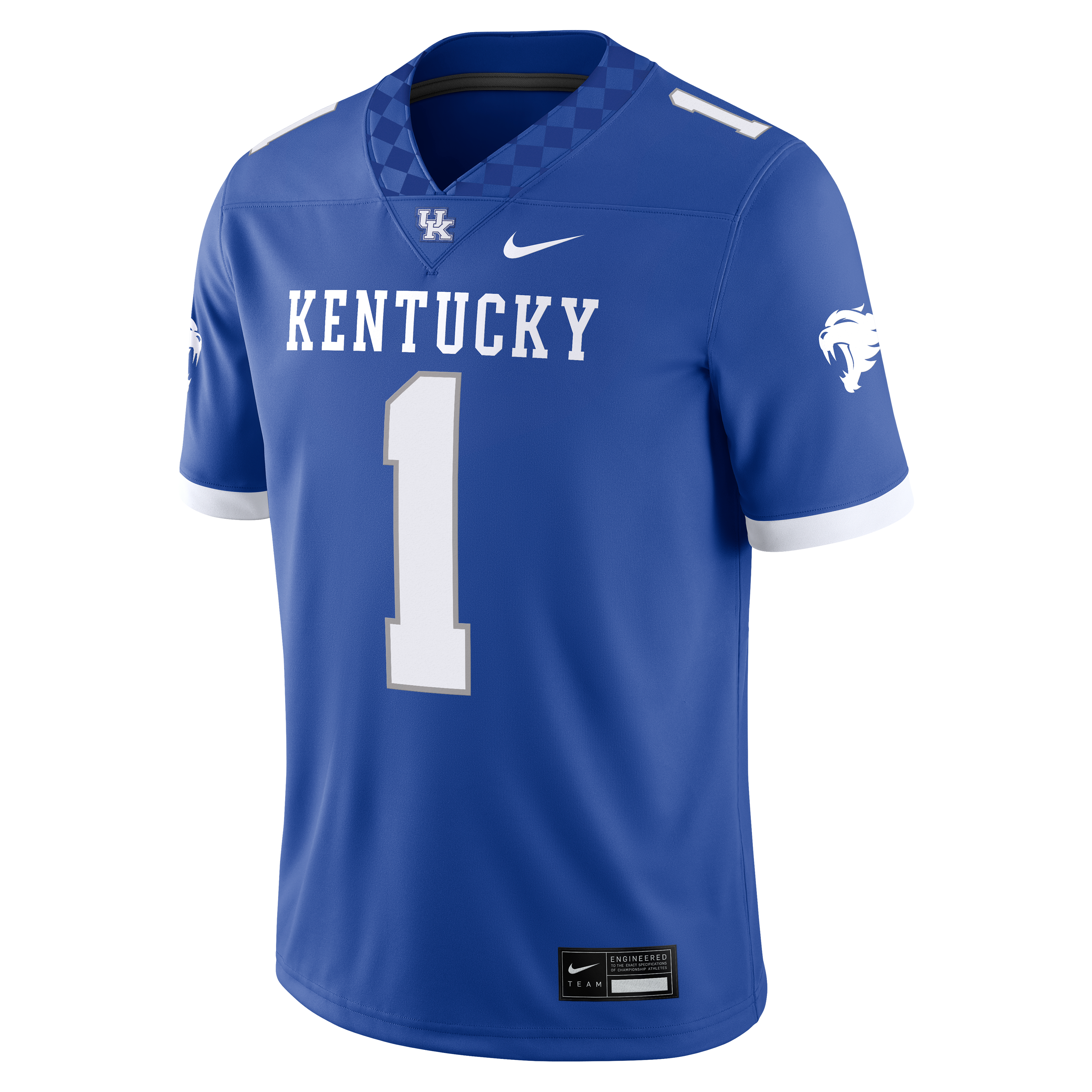 Nike Men's Kentucky Wildcats #1 Jersey-Blue